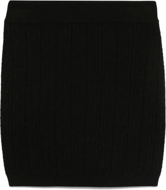 Balmain Gonna a coste - Nero