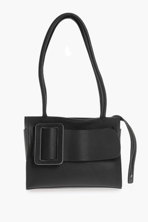 Boyy Borsa a Spalla BOBBY in Pelle Martellata con Maxi Fibbia Tono su Tono Boyy