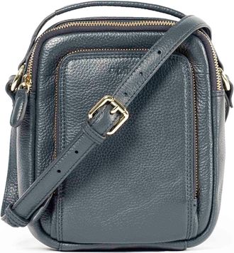 Melluso Borsello uomo in pelle blu navy cp811