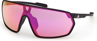 Adidas Sport SP0088 02Z Mens Sunglasses Black Size 99