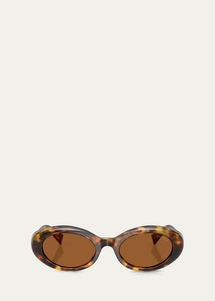 Miu Miu MU B09SF 52MM Oval Sunglasses