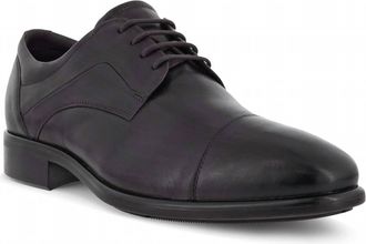 Ecco Mens Citytray Plus Oxford Shoes In Licorice