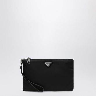 Prada Mera pouch in Re-Nylon and Saffiano leather