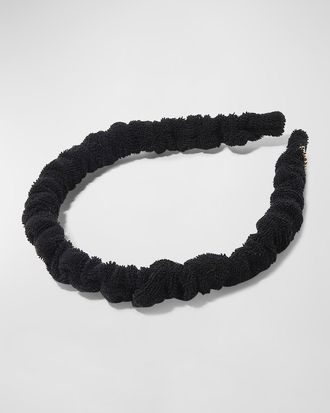 Lele Sadoughi Jessie Ruched Terry Headband