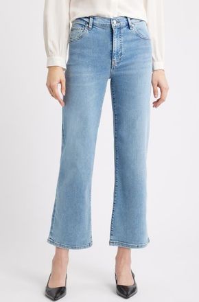 Frame Denim The Mellow Ankle Straight Leg Jeans in Ripple at Nordstrom, Size 26