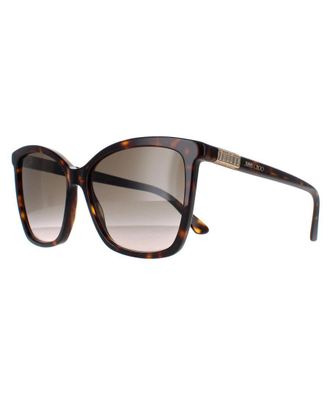 Jimmy Choo London Square Womens Havana Brown Gradient ALI/S - One Size