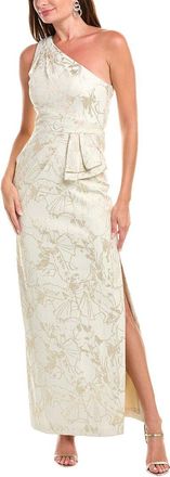 Aidan Mattox Jacquard Column Dress