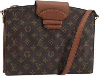 Louis Vuitton Pre-owned Cross Body Bags, female, Brown, Size: ONE SIZE Pre-owned Vintage Cross Body Bag