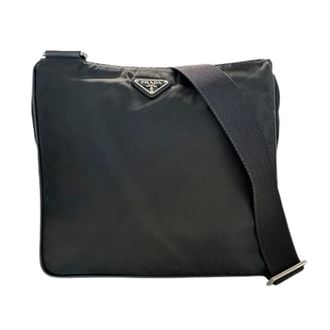 Prada Pre-owned Vintage Schoudertas - Heren - Pre-owned - Zwart - Maat: ONE Size Nylon