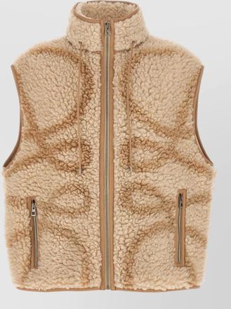 Loewe anagram vest sleeveless high collar design