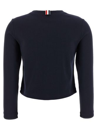 Thom Browne Womens Blue Viscose Cardigan Clothing