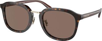 Coach HC8366 CH577 Asian Fit 51203G Mens Sunglasses Tortoiseshell Size 54