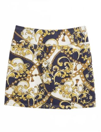 Tabi Footwear Womens Adela Skort In Navy/ Gold