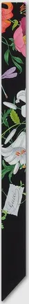 Gucci Printed Silk Twill Ribbon, Black