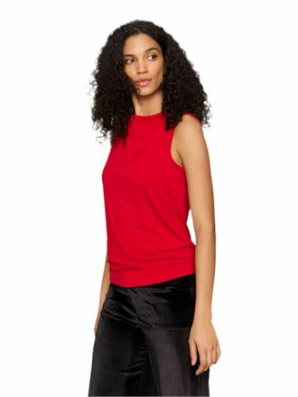 Sanctuary Soft Cowl Shell Top In Cherry Lacquer