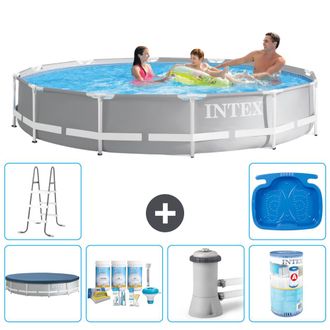 Intex Piscina Prism Frame Redonda - 366x76 Cm - 7-piezas S31913