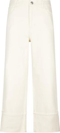 Max Mara Wide Trousers, female, Beige, Size: XS Weekend Trousers
