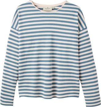 Passenger Panorama Striped L/S T-Shirt Longsleeve f&uuml;r Damen | grau