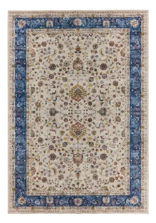 Nazar Rugs Alfombra vintage oriental azul 160x220 cm