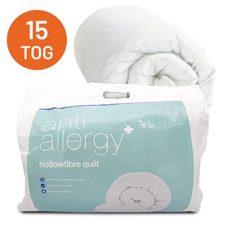TJ Hughes Anti Allergy Hollowfibre 15 Tog Duvet - Double - TJ Hughes