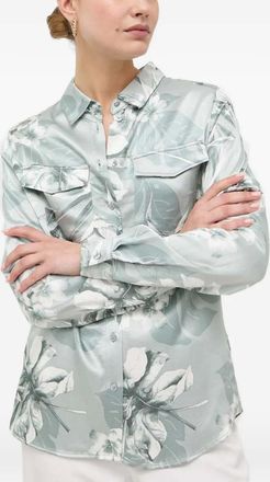 Guess Co Camicia a fiori - Verde