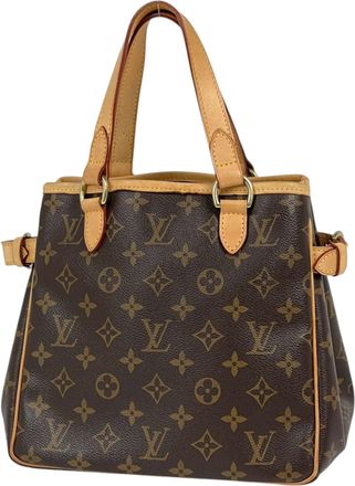 Louis Vuitton Brown Monogram Handbag Tote Bag (Pre-Owned)