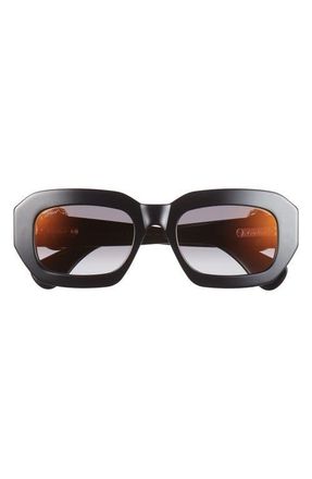 Cartier 52mm Square Sunglasses in Black at Nordstrom