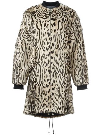 Giambattista Valli animal print coat - Toni neutri