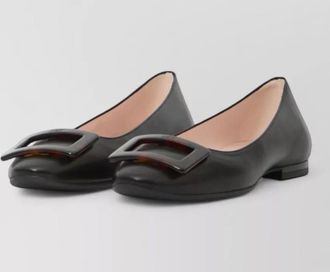 Roger Vivier leather ballerina shoes