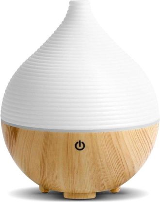 No Brand Difusor De Aceites Esenciales, 100 Ml, Difusor De Aromaterapia, Humidificador, Luz De 7 Colores, Luz Led, Ultras&oacute;nico, Aromaterapia, Apagado Autom&aacute;tic