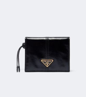 Prada Logo leather wallet