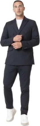 Karl Lagerfeld Double-Breasted Jas - Heren - Mantel - Zwart - 3XL - Jassen
