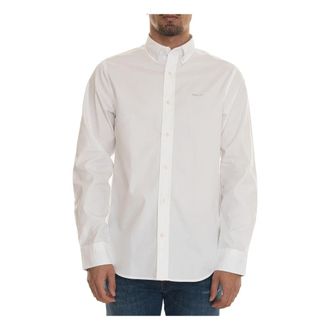 GANT Regular Fit Pinpoint Oxford Overhemd - Heren - Casual Overhemden - Wit - 2XL - Katoen - Overhemden