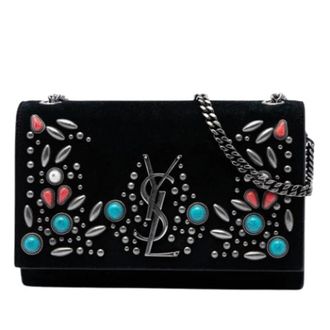 Saint Laurent Pre-owned Borsa a tracolla in camoscio - - Pre-owned - Donna - Nero - ONE SIZE