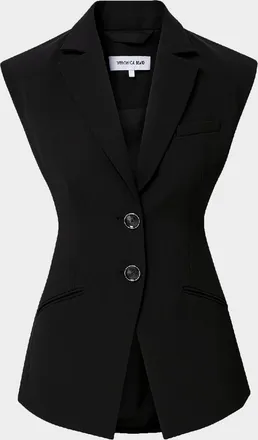 Veronica Beard Sorenne Single-Breasted Vest