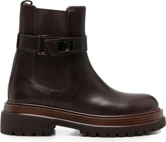 Sergio Moretti Chelsea Boot - Dames - Chelseaboots - Bruin - 40 EU - Leer - Schoenen
