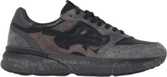 Premiata Mick 0.1 8452 - Heren - Sneakers - Zwart - 42 EU - Leer - Schoenen