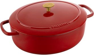 Ballarini Bellamonte Olla Ovalada De Hierro Fundido 75003-566-0 - 5,5 Ltr Rojo