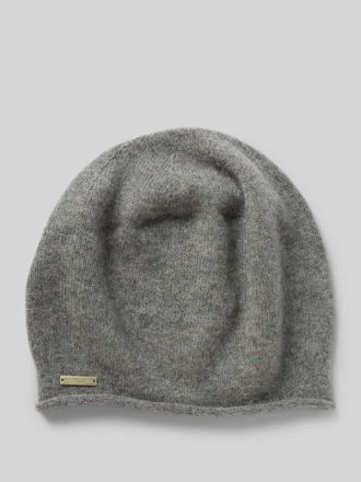 Seeberger Mütze aus reinem Kaschmir in Mittelgrau, Größe 1