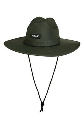 Hurley Land to Sea Adjustable Sun Hat in Olive at Nordstrom Rack