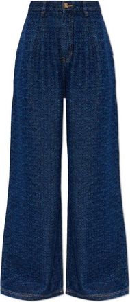 Munthe Ronan Jeans - Dames - Loose Fit Jeans - Blauw - S - Denim - Jeans