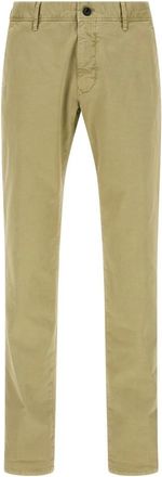 Incotex 18S100 Pants - Heren - Chinos - Beige - W38 - Katoen - Broeken