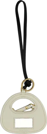 Miu Miu Matelass&eacute; Leather Key Case - Beige