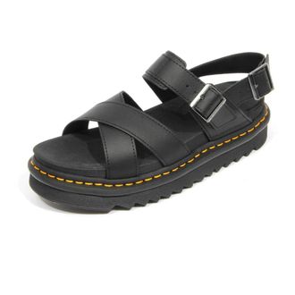 Dr. Martens Voss II Sandal - female - Dr. Martens - Flat Sandals - Black - 6 UK - Shoes