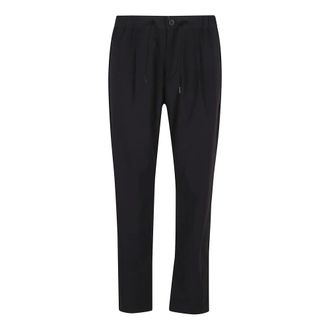 Herno Slim-fit Trousers, male, Black, Size: XS Black Trousers for Men