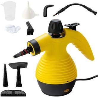 OEM Limpiador A Vapor Port&aacute;til De Mano De 900w-1050w Con Dep&oacute;sito De Agua De 350ml Y Presi&oacute;n De 3 Bares Para El Hogar, El Coche Y El Patio (amarillo)