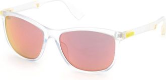 Web Eyewear Transparent Acetate Mens Sunglasses