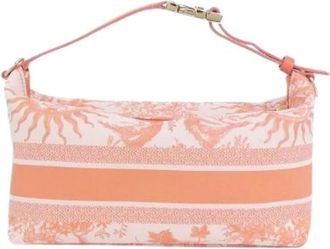 Dior Pre-owned Toile DE Jouy Soleil Nomad Technical Canvas Pouch - Dames - Vintage Schoudertas - Oranje - ONE Size - Vintage