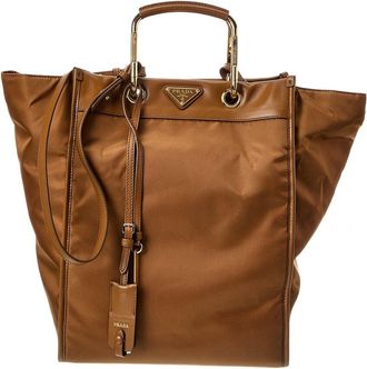 Prada Tessuto & Leather Tote