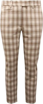 Dondup Dames, Broeken, Beige, Maat: W32 Viscose